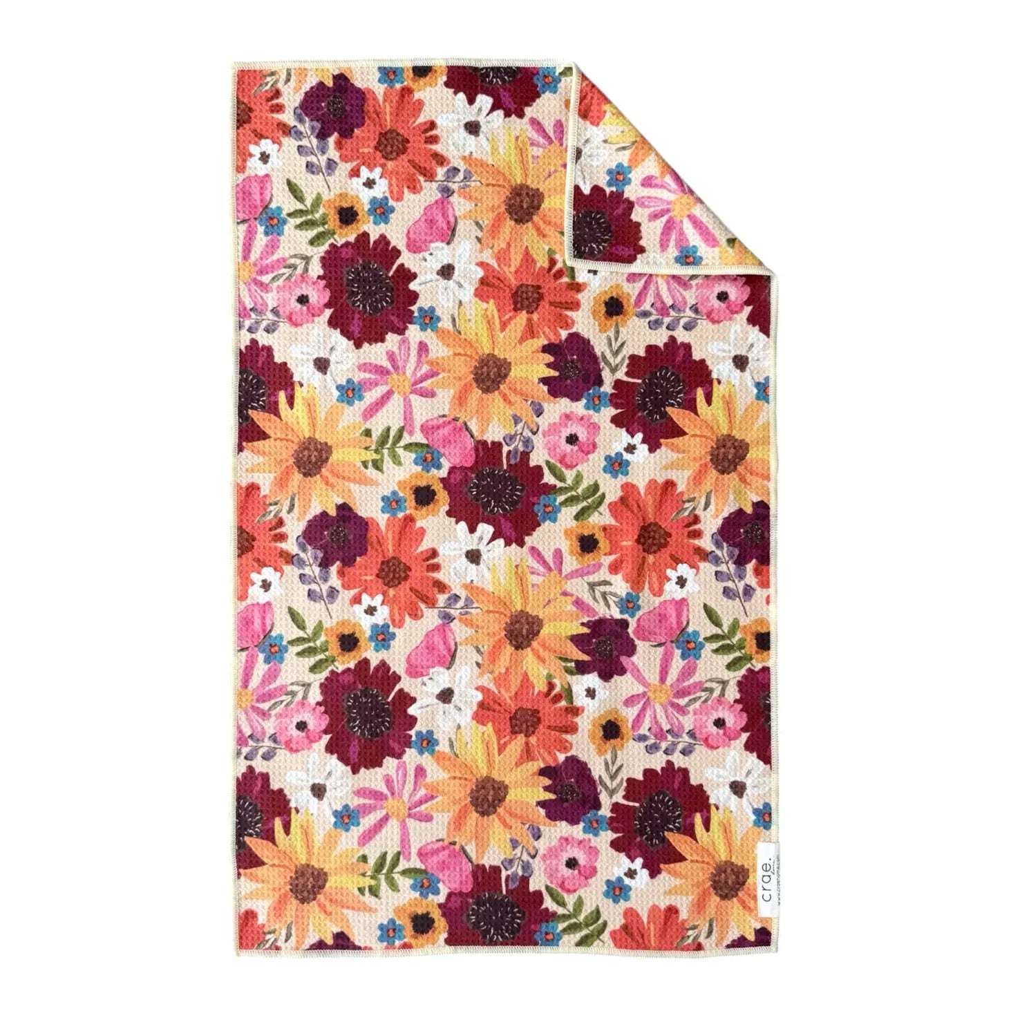 Flower Child: Double-Sided Hand Towel
