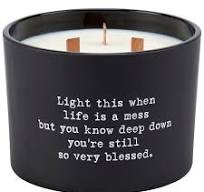 Blessed Poetry Candle