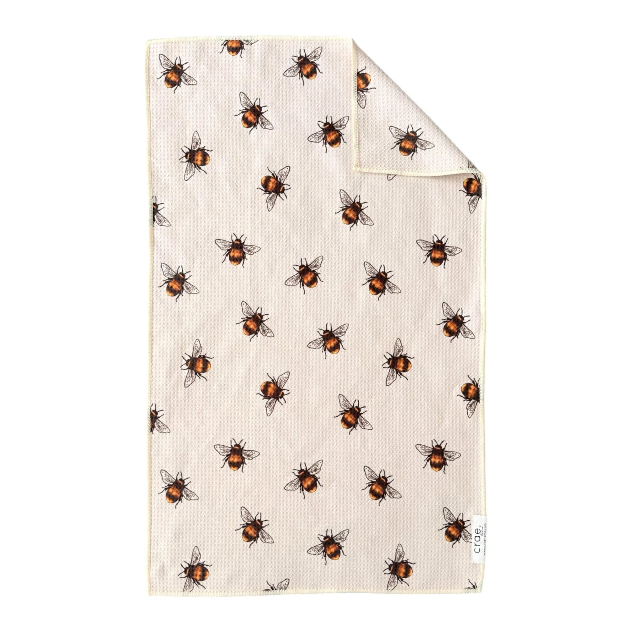 Busy Bee: Double-Sided Hand Towel