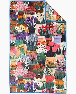 Pots of Love: Double-Sided Hand Towel