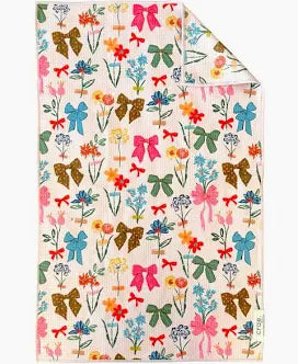 Rows Of Bows: Double-Sided Hand Towel
